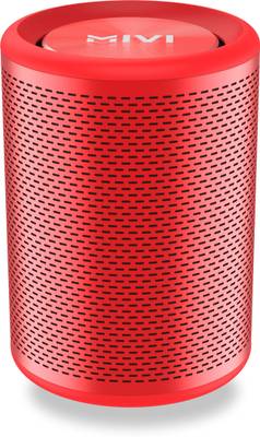 Mivi Octave 3 Wireless with 360 HD Stereo Sound Portable 16 W Bluetooth Speaker  (Red, Stereo Channel)