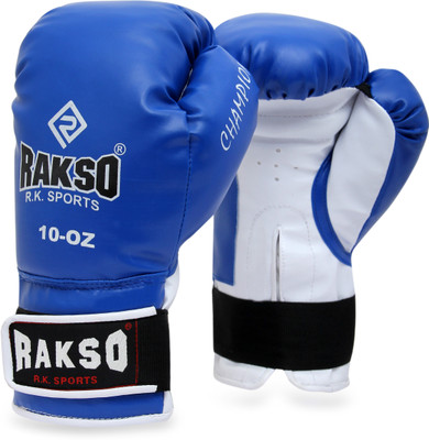 Rakso Boxing gloves size-small color blue Boxing Gloves for men kids women Boxing Gloves(Multicolor)