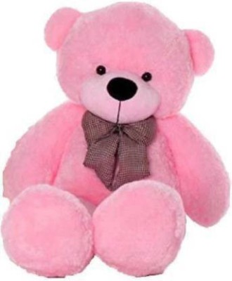 Swag Traders Long Soft Lovable huggable Cute Giant Life Size Teddy Bear washable Child Safe Best for Birthday Gift valentine Gift for Girlfriend 6 FEET PINK  - 182 cm(Pink)