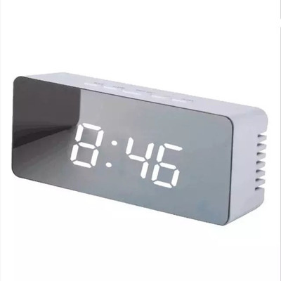 GLOWISH Digital White Clock