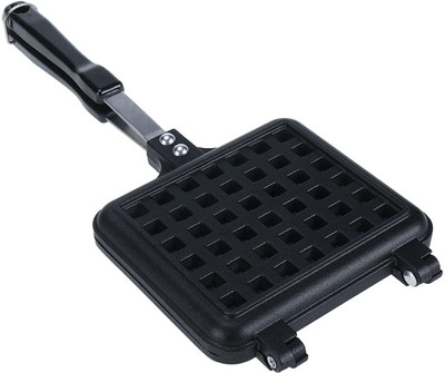 RBGIIT Stove Top Iron Waffle Maker,Deep Fill Non-Stick Plates Teflon Coating Waffle Maker