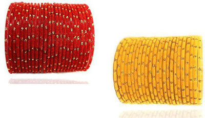 MADHAV ENTERPRISES Glass Bangle Set(Pack of 48)