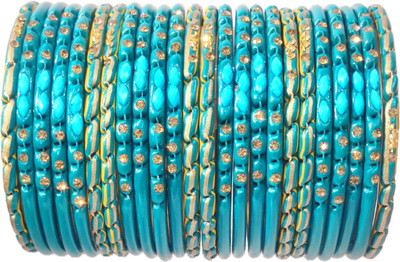 Anshi Creations Lac Bangle Set(Pack of 24)