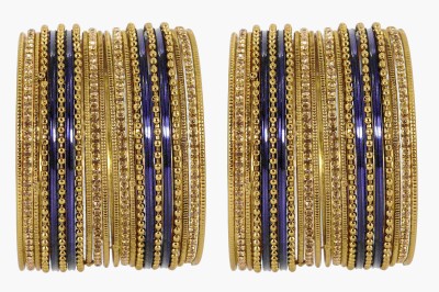 NMII Metal Zircon Bangle Set(Pack of 44)