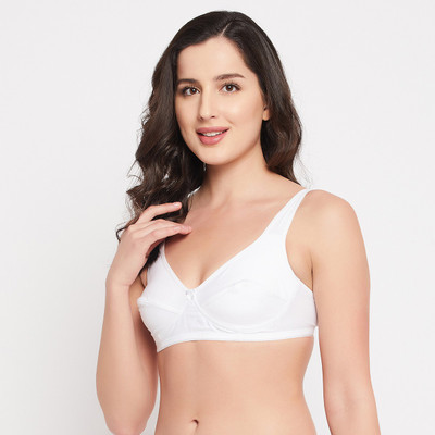 Clovia Women T-Shirt Non Padded Bra(White)