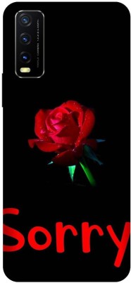 3D U PRINT Back Cover for VIVO Y20T,V2129 SORRY,LOVE(Red, Waterproof, Pack of: 1)