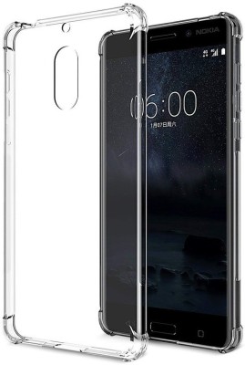 SkyTree Bumper Case for Nokia 6(Transparent, Shock Proof, Silicon, Pack of: 1)