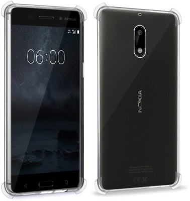 CONNECTPOINT Bumper Case for Nokia 6(Transparent, Shock Proof, Silicon, Pack of: 1)