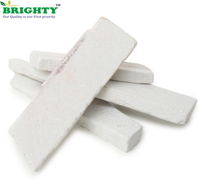 Brighty 400gm natural earthy slate pencil broken crumbs tukda from natural slate stone billards chalk box(100 Sticks)