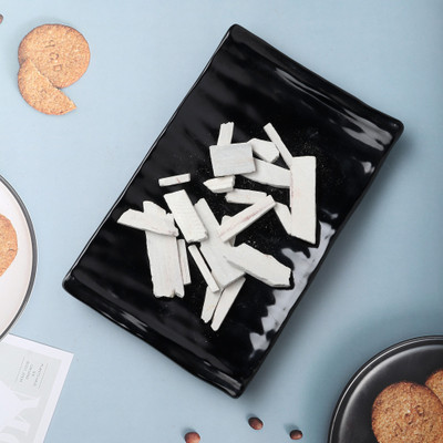 Brighty 100gm natural earthy slate pencil broken crumbs tukda from natural slate stone billards chalk box(30 Sticks)