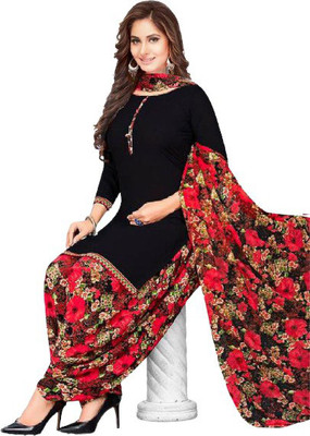 VERCO Crepe Printed Salwar Suit Material