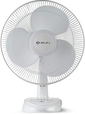 BAJAJ Esteem Table Fan (White) 400 mm 3 Blade Table Fan(White, Pack of 1)