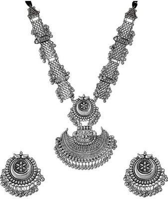 Dzinetrendz Oxidised Silver Sterling Silver Silver Jewellery Set(Pack of 1)