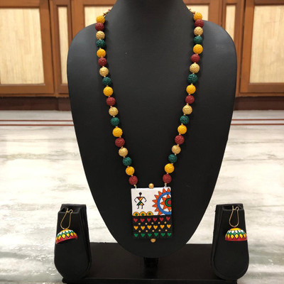 Lisma Fashion Terracotta Multicolor Jewellery Set(Pack of 1)