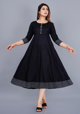 Black kurta flipkart cheap