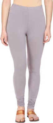 KriSo Churidar  Ethnic Wear Legging(Grey, Solid)