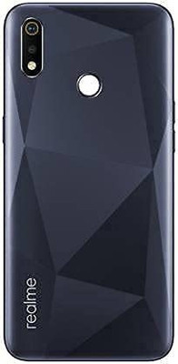 Spares4ever Realme Realme 3i Network NFC Black Back Panel(Black)