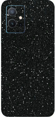 BugguSkin Vivo Y75 5G, vivo y75 5g Mobile Skin(Ultra Super Black Glitter Skin With High Mattte Finish.)