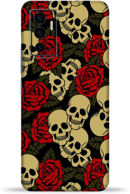 OggyBaba Vivo V23e 5G Mobile Skin(Skull & Roses Multicolor Skin With Ultra Matte Finish)