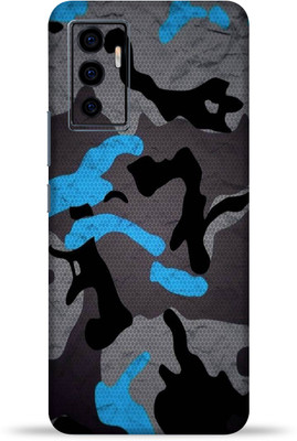 OggyBaba Vivo V23e 5G Mobile Skin(Blue Camouflage Multicolor Skin With Ultra Matte Finish)