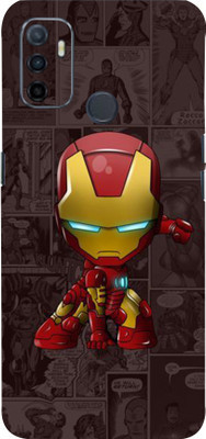 Mclaxa Baby Ironman Mobile Back Skin., Baby Ironman, Oppo A 53S Mobile Skin(Baby Ironman Skin With Super Matte Finish.)