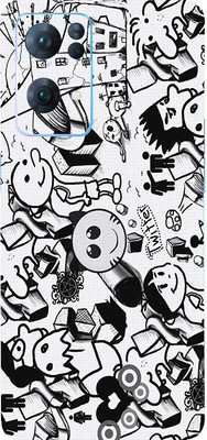 Mclaxa Doodle Mobile Back Skin, Doodle, OPPO RENO 7PRO Mobile Skin(Doodle Skin With Super Matte Finish)