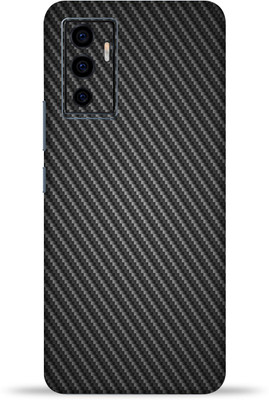 OggyBaba Vivo V23e 5G Mobile Skin(Black Carbon Fiber Skin With Ultra Matte Finish)