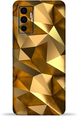 OggyBaba Vivo V23e 5G Mobile Skin(Golden Polygon Multicolor Skin With Ultra Matte Finish)