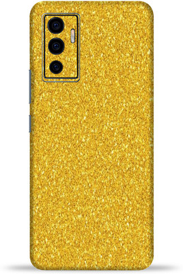 OggyBaba Vivo V23e 5G Mobile Skin(Golden Glitter Skin With Ultra Matte Finish)