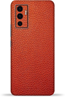 OggyBaba Vivo V23e 5G Mobile Skin(Red Leather Skin With Ultra Matte Finish)