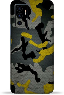 OggyBaba Vivo V23e 5G Mobile Skin(Yellow Camouflage Multicolor Skin With Ultra Matte Finish)