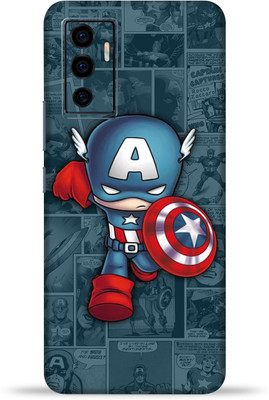 OggyBaba Vivo V23e 5G Mobile Skin(Captain Art Multicolor Skin With Ultra Matte Finish)