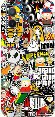 BugguSkin Vivo Y75 5G, vivo y75 5g Mobile Skin(Ultra Super Sticker Bombing Skin With High Mattte Finish.)