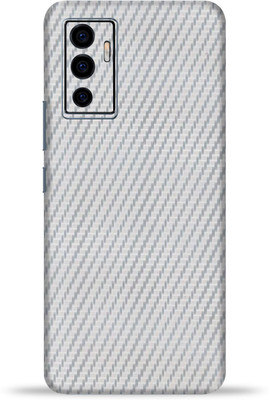 OggyBaba Vivo V23e 5G Mobile Skin(Silver Carbon Fiber Skin With Ultra Matte Finish)