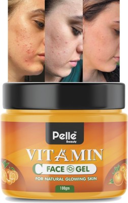 Pelle Beauty Vitamin C Face Gel _ Daily Use, Oil-Free, for men & women _ 100gm(100 g)