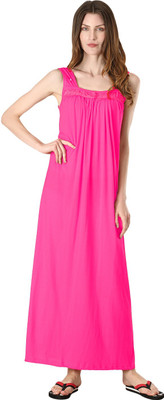 ABACADA'S GAJAB Women Nighty(Pink)