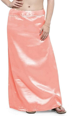 KAVYA DESIGNERS Wome's Saree Satin Petticoat k19 Satin Blend Petticoat(Large)