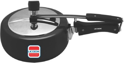 UCOOK Royale Duo Inner Lid Hard Anodised 3.5 L Inner Lid Induction Bottom Pressure Cooker(Hard Anodized)
