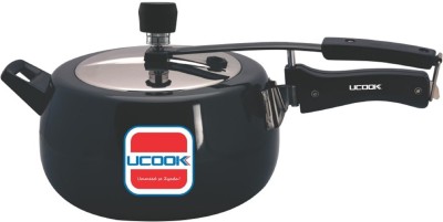 UCOOK Royale Duo Inner Lid Hard Anodised 6.5 L Inner Lid Induction Bottom Pressure Cooker(Hard Anodized)