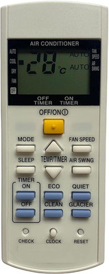 Nij AC Remote Compatible for  AC Remote Control NO.29F SANYO Remote Controller(White)