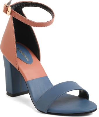 Bruno Manetti Women Blue Heels