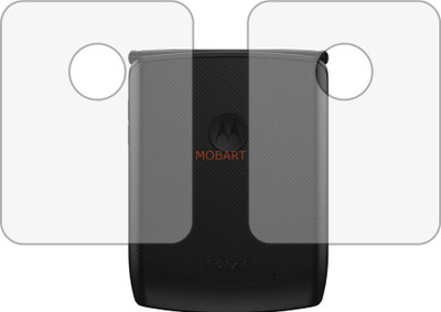 MOBART Back Screen Guard for MOTO RAZR 2019 (Matte Finish)(Pack of 2)