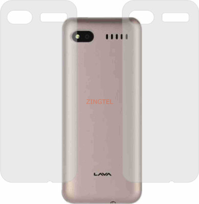 ZINGTEL Back Screen Guard for LAVA GEM WAVE (Matte Finish)(Pack of 2)