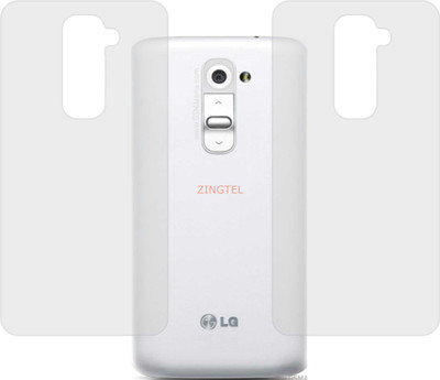 ZINGTEL Back Screen Guard for LG G2 D802 (Matte Finish)(Pack of 2)