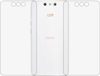 ZINGTEL Back Screen Guard for JIO LYF EARTH 1 (Matte Finish)(Pack of 2)