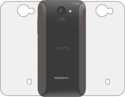 ZINGTEL Back Screen Guard for KARBONN A9 PLUS (Matte Finish)(Pack of 2)