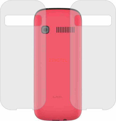 ZINGTEL Back Screen Guard for LAVA A1 SUPER (Matte Finish)(Pack of 2)