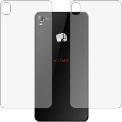 MOBART Back Screen Guard for MICROMAX CANVAS FIRE A104 (Matte Finish)(Pack of 2)