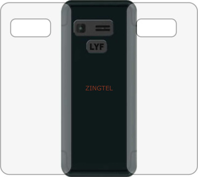 ZINGTEL Back Screen Guard for JIO LYF LYF 2403 (Matte Finish)(Pack of 2)