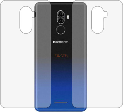 ZINGTEL Back Screen Guard for KARBONN PLATINUM P9 2018 (Matte Finish)(Pack of 2)